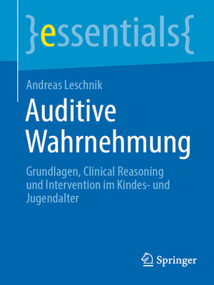 cover image of Auditive Wahrnehmung